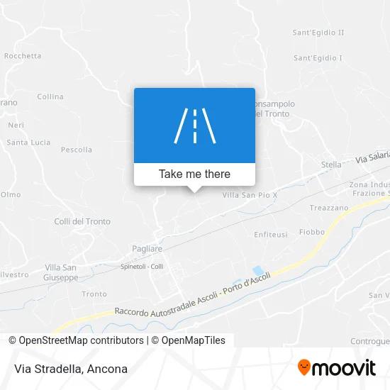 Via Stradella map