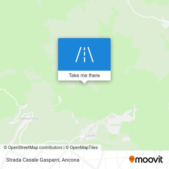 Strada Casale Gasparri map