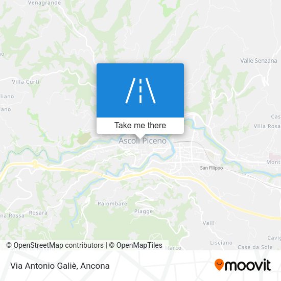Via Antonio Galiè map