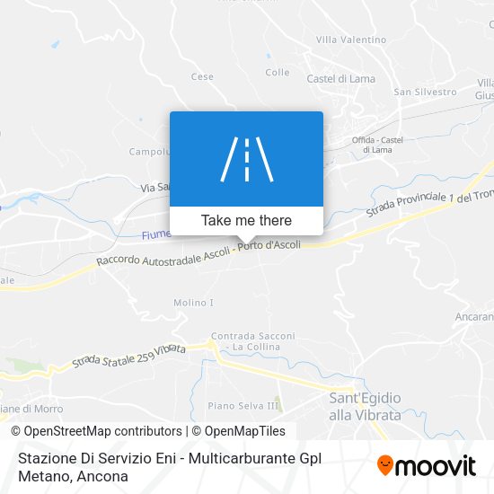 Stazione Di Servizio Eni - Multicarburante Gpl Metano map
