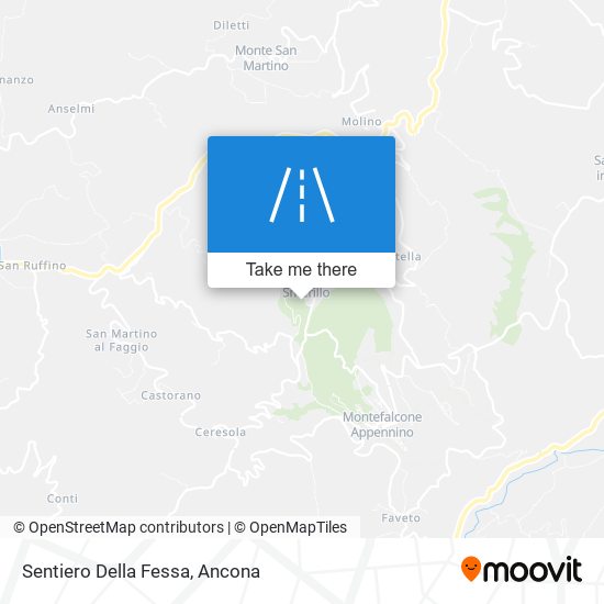 Sentiero Della Fessa map
