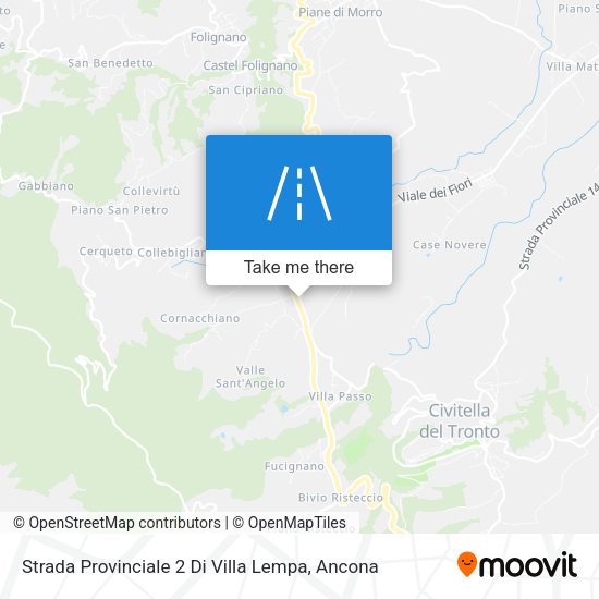 Strada Provinciale 2 Di Villa Lempa map