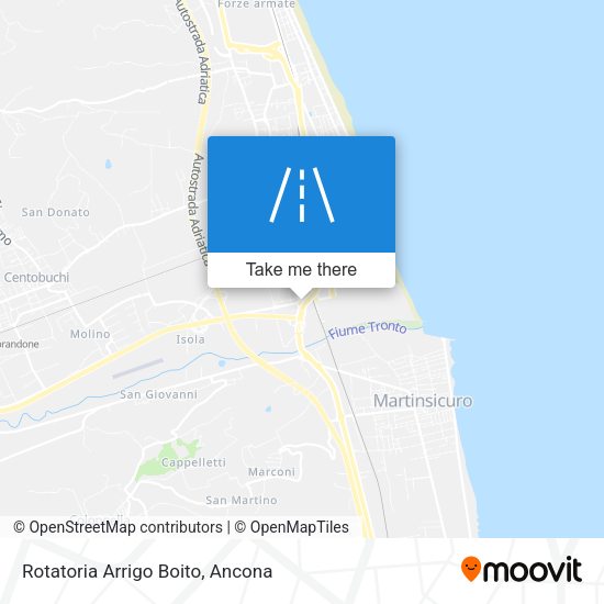 Rotatoria Arrigo Boito map