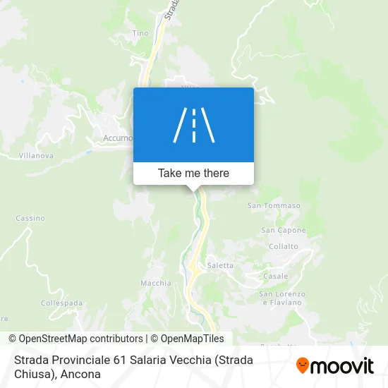 Provincial Road 61 Old Salaria (Closed Road) map