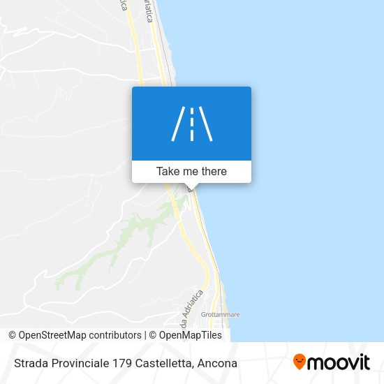 Strada Provinciale 179 Castelletta map