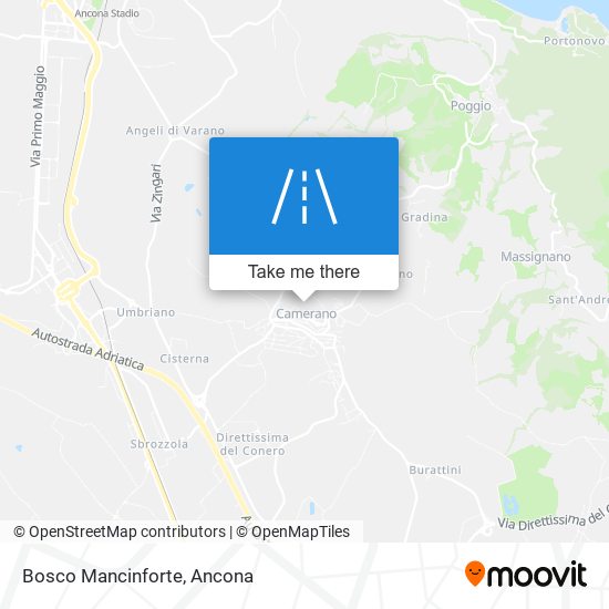 Bosco Mancinforte map