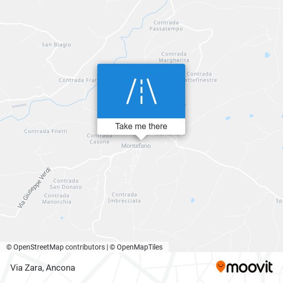 Via Zara map