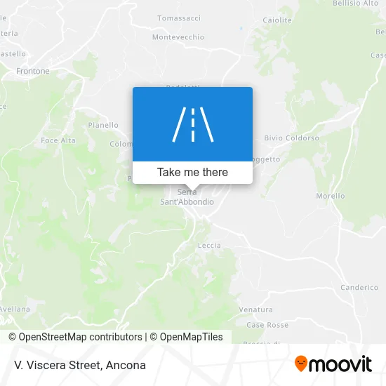V. Viscera Street map