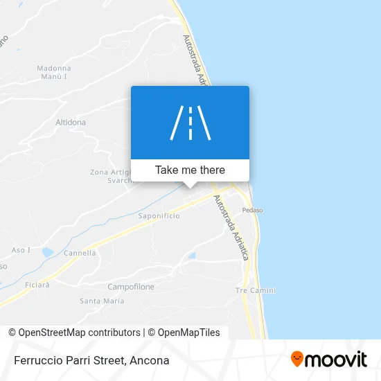 Ferruccio Parri Street map