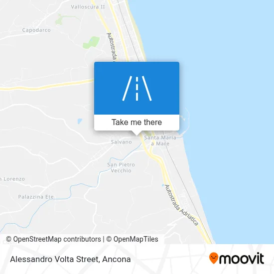Alessandro Volta Street map