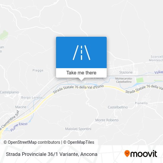Strada Provinciale 36 / 1 Variante map