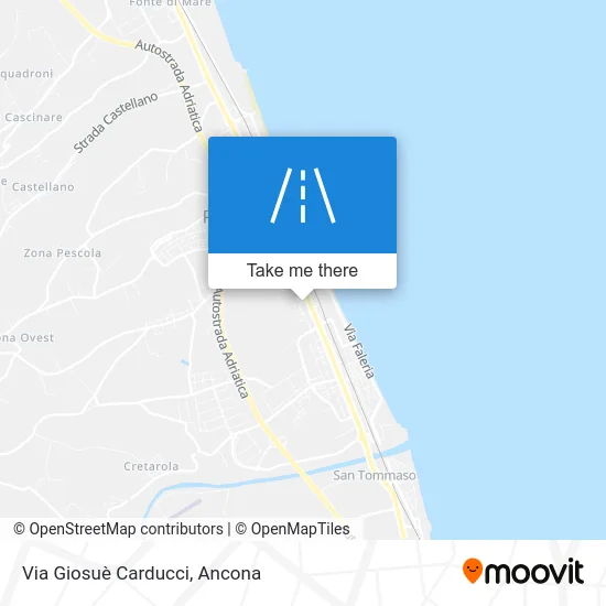 Giosuè Carducci Street map