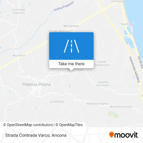 Varco District Road map