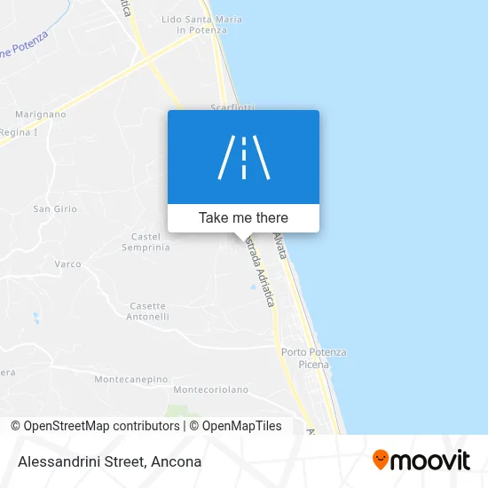 Alessandrini Street map