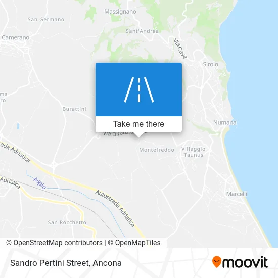 Sandro Pertini Street map