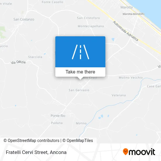 Fratelli Cervi Street map