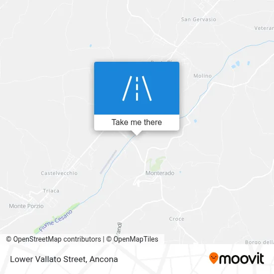 Lower Vallato Street map