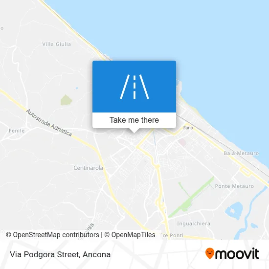 Via Podgora Street map