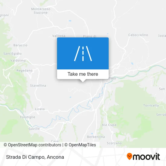 Strada Di Campo map