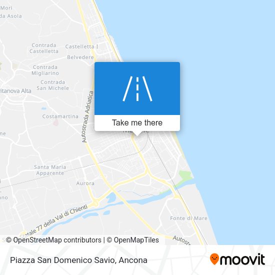 Piazza San Domenico Savio map
