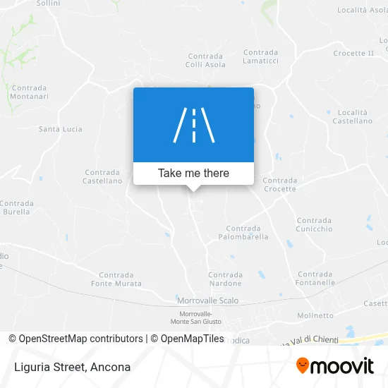 Liguria Street map