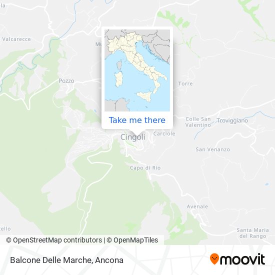 Balcone Delle Marche map