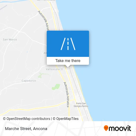 Marche Street map