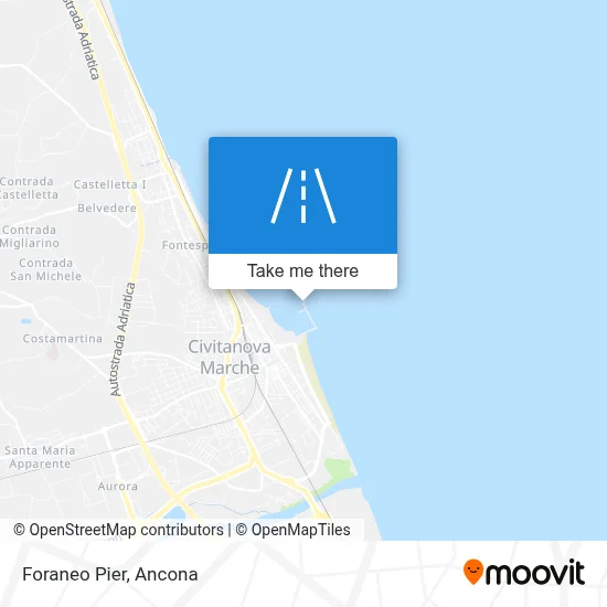 Foraneo Pier map