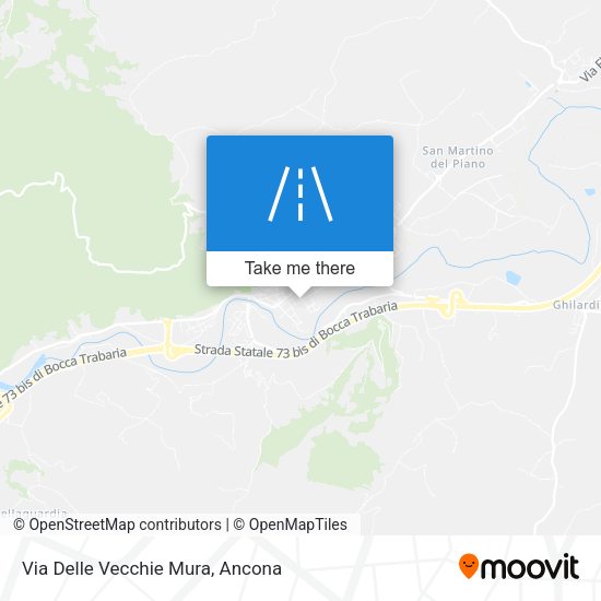 Via Delle Vecchie Mura map