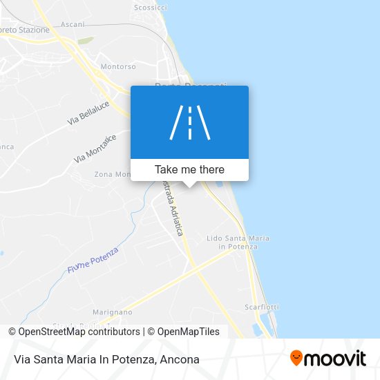 Via Santa Maria In Potenza map