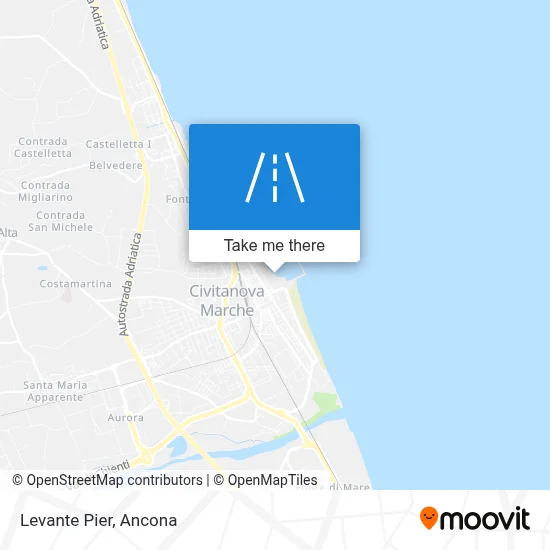 Levante Pier map