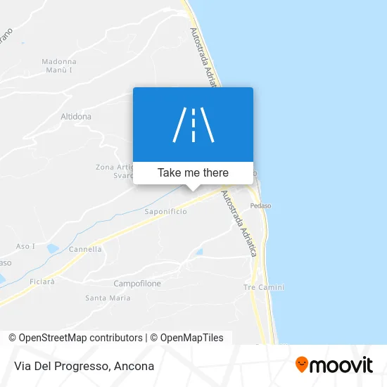 Via Del Progresso map