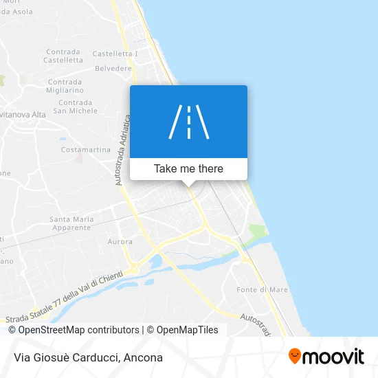 Giosuè Carducci Street map