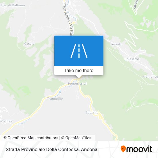 Strada Provinciale Della Contessa map