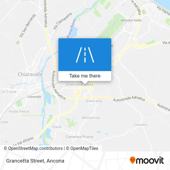 Grancetta Street map