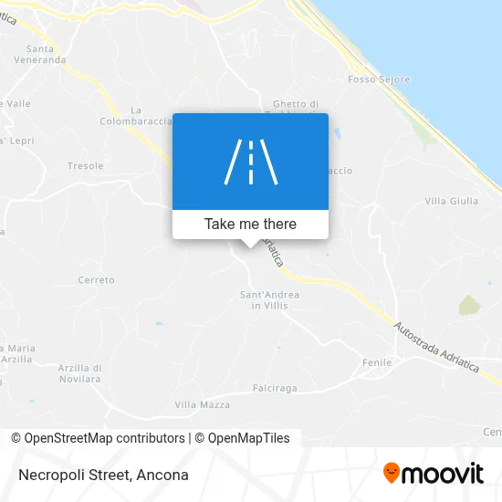 Necropoli Street map