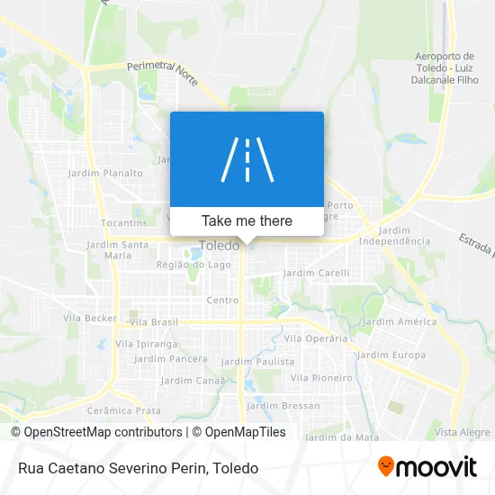 Rua Caetano Severino Perin map