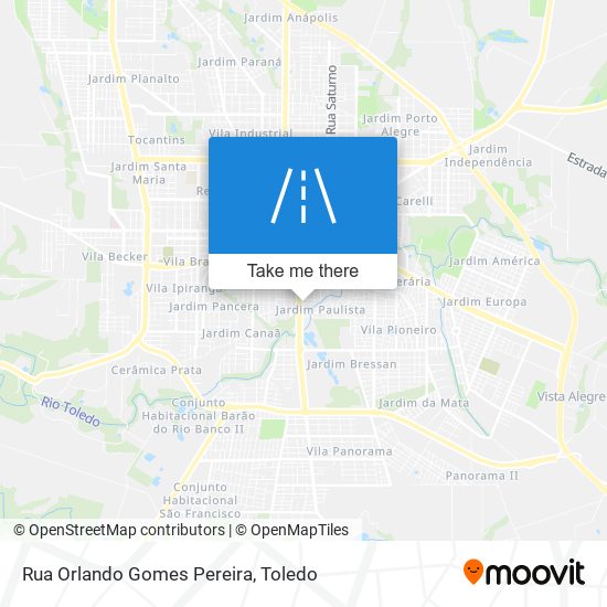 Rua Orlando Gomes Pereira map