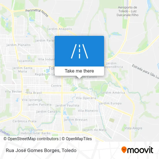 Rua José Gomes Borges map
