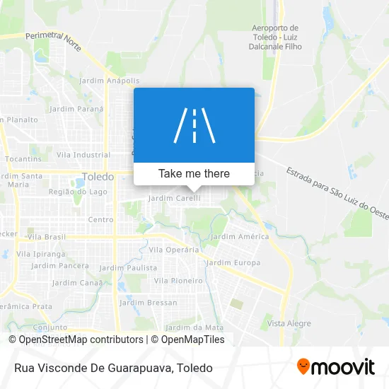 Rua Visconde De Guarapuava map