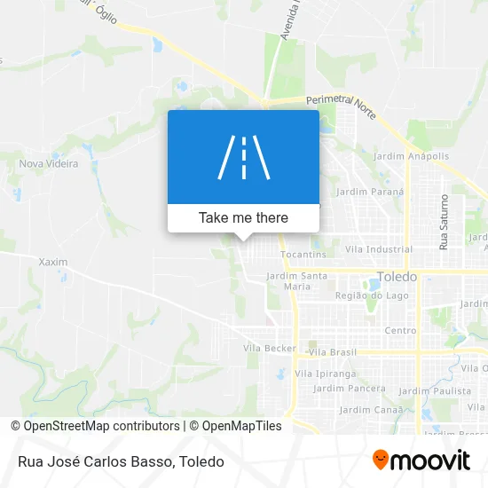 Rua José Carlos Basso map