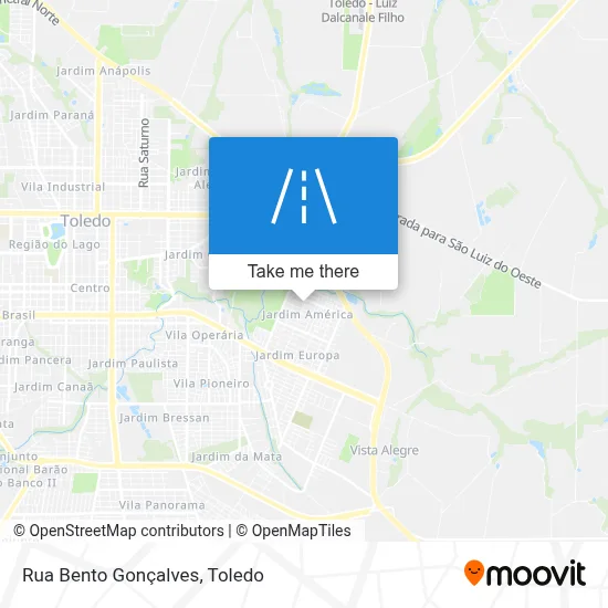 Rua Bento Gonçalves map
