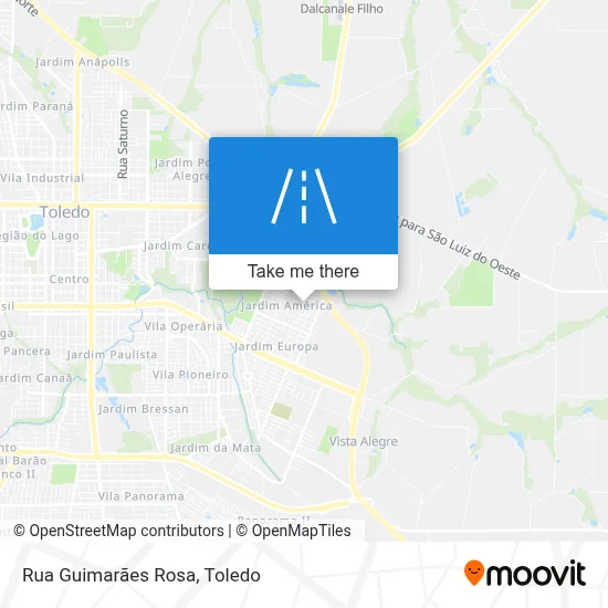 Rua Guimarães Rosa map