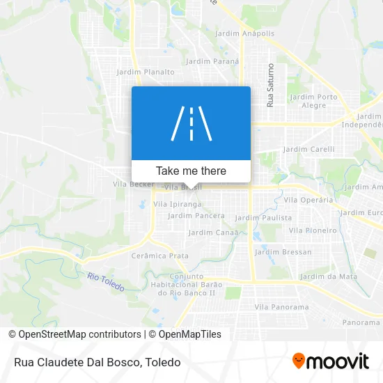 Rua Claudete Dal Bosco map