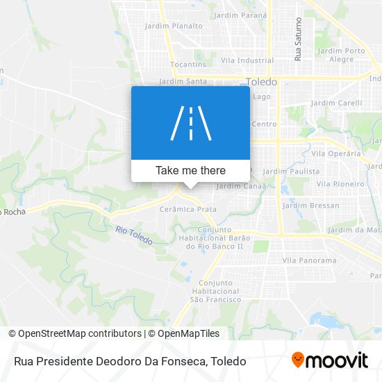 Rua Presidente Deodoro Da Fonseca map