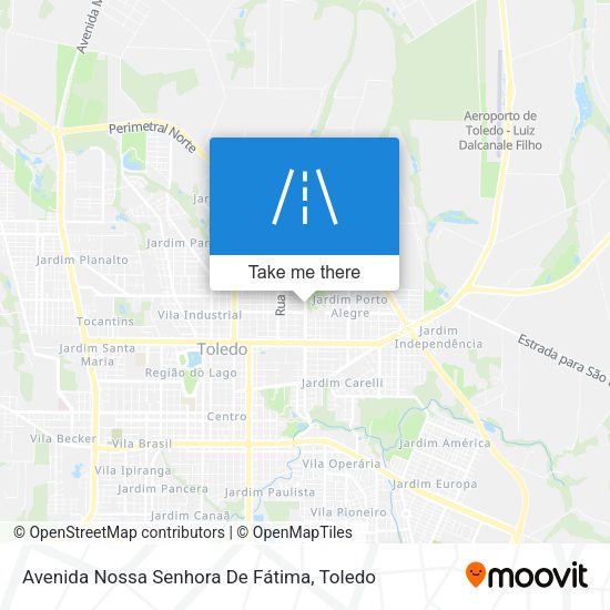 Avenida Nossa Senhora De Fátima map