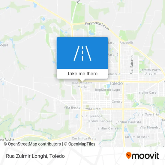 Rua Zulmir Longhi map