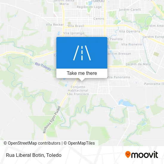 Rua Liberal Botin map
