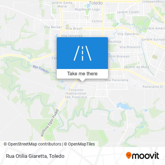 Rua Otilia Giaretta map