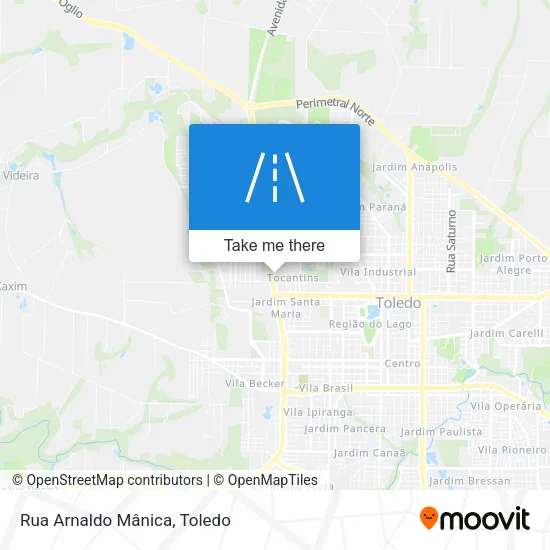 Rua Arnaldo Mânica map